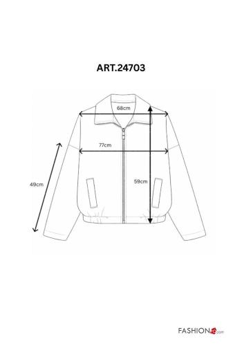 Sudadera manga larga con cuello con bolsillos con cremallera - ph 5