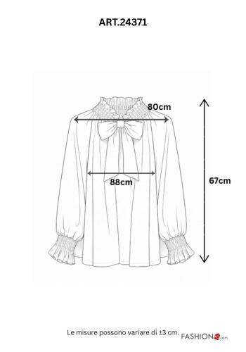 Camisa con lazo con cuello en v - ph 5