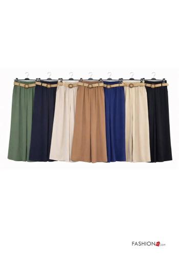 Pantalones cintura alta con cinturón - ph 2