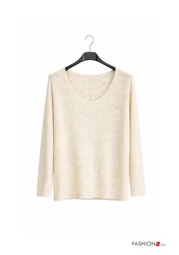 Jersey De lurex con cuello en v - ph 4