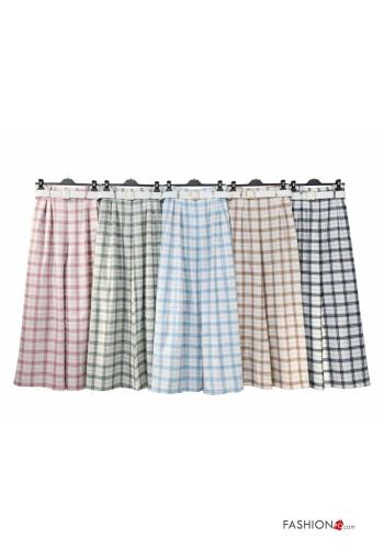 hoher Taille Hose mit Gürtel mit Taschen - ph 2