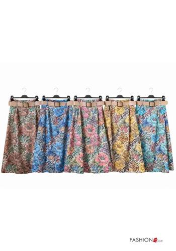 high waist Skirt with belt - ph 2