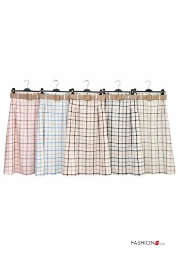 high waist Skirt with belt - ph 2