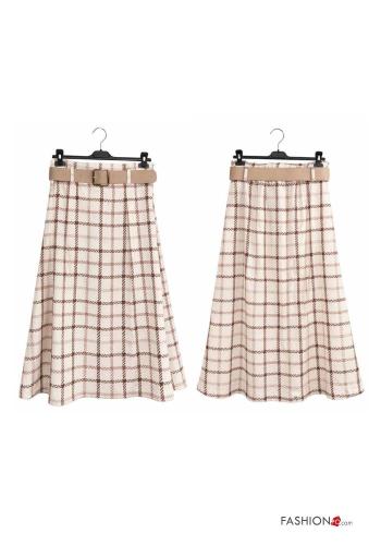 high waist Skirt with belt - ph 3