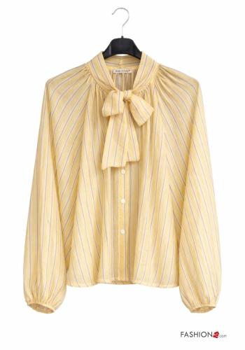 Shirt with bow with v-neck - ph 4