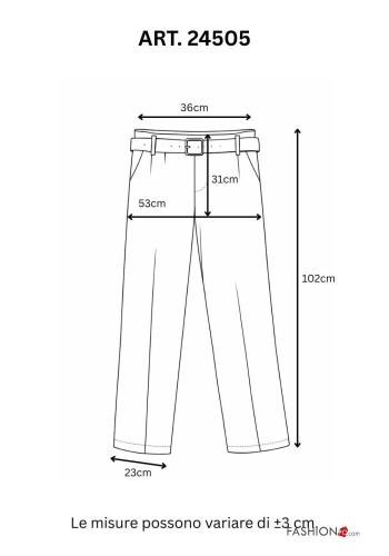 Pantalone con cintura con tasche - ph 4