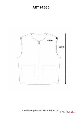 Veste sans manches avec fermeture éclair - ph 4