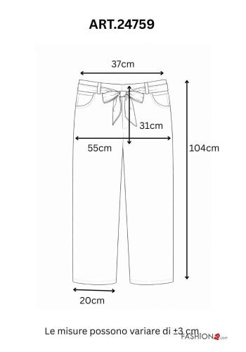 Trousers with belt with pockets - ph 4