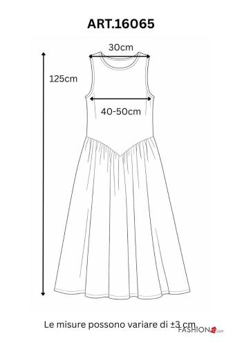 Vestido de Algodón sin mangas bordado inglés - ph 3