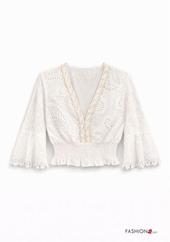 Top in Cotone scollo a V - ph 2