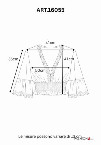 Top in Cotone scollo a V - ph 3