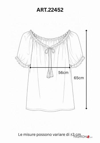 Camicia in Cotone in pizzo sangallo - ph 3