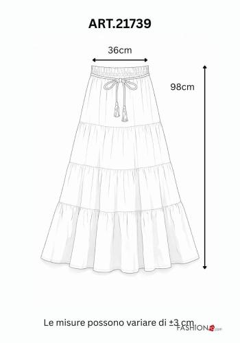 Falda de Algodón con cinturón - ph 3