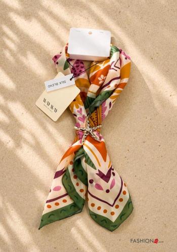 with buckle Silk Foulard - ph 3