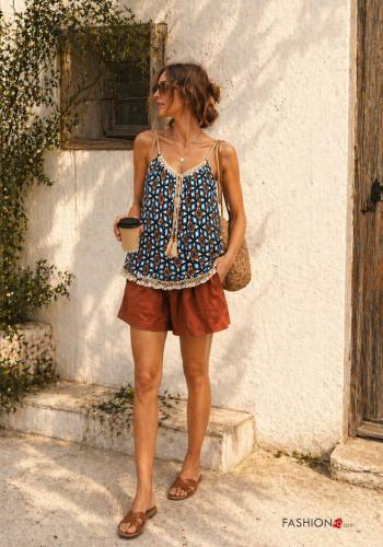 Top détail dentelle avec noeud - ph 4