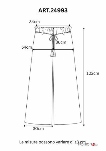Trousers with belt with pockets - ph 3