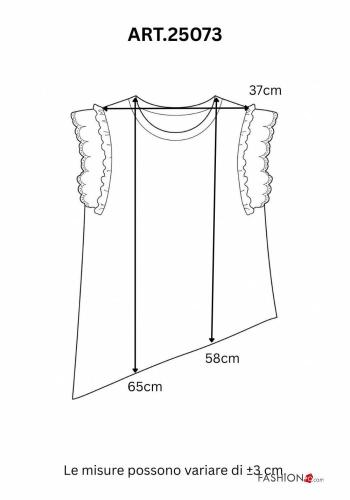 T-shirt de Algodón bordado inglés - ph 4