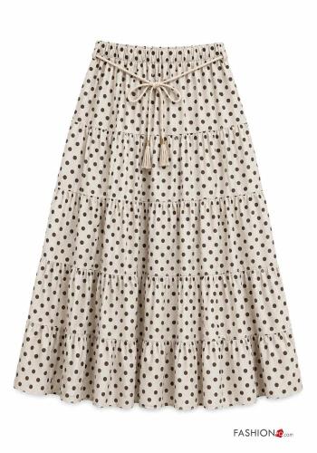 Cotton Skirt with belt - ph 2