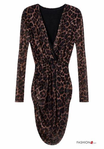 Vestido con cuello en v - ph 2