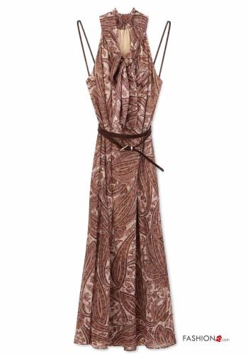 Robe lurex avec ceinture avec noeud - ph 2