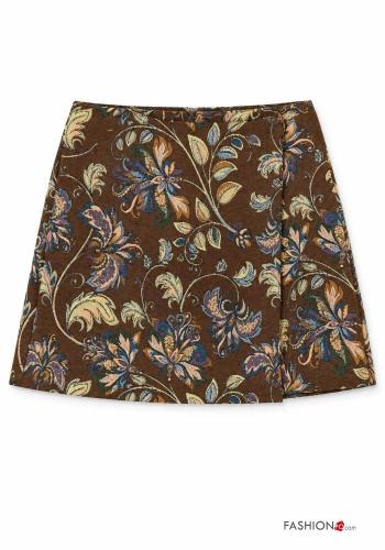 asymmetrical Cotton Skirt with zip - ph 2