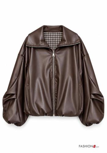 Jacket Rollneck with zip with pockets - ph 2
