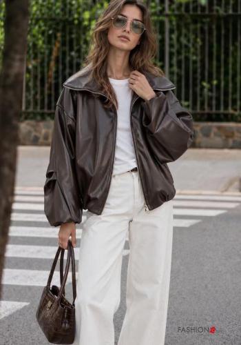 Jacket Rollneck with zip with pockets - ph 3