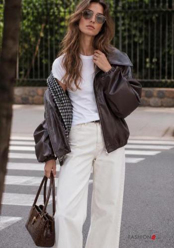 Jacket Rollneck with zip with pockets - ph 4