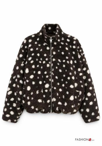 Wool Mix Jacket with pockets with zip - ph 2