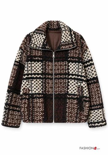 Giacca in Misto Lana con tasche con cintura con zip - ph 2