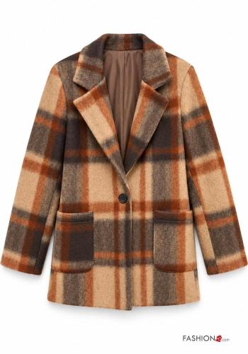 Wool Mix Blazer with buttons with pockets - ph 2