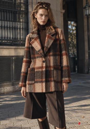 Wool Mix Blazer with buttons with pockets - ph 3