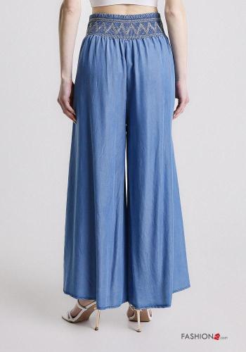 Pantalon évasé avec élastique - ph 4