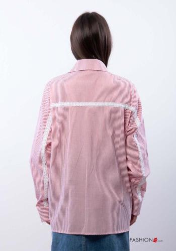 Chemise en Coton Imprimé à rayures à boutons - ph 3