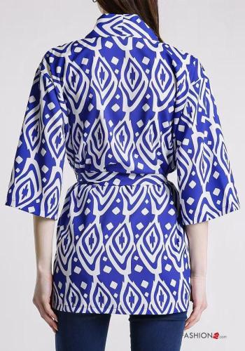 Chemise à Imprimé Géométrique avec ceinture - ph 3