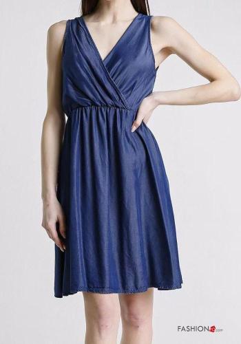 Robe Sans Manches sans manches à col en V - ph 4