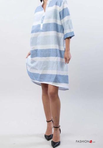 Striped Linen Dress - ph 3