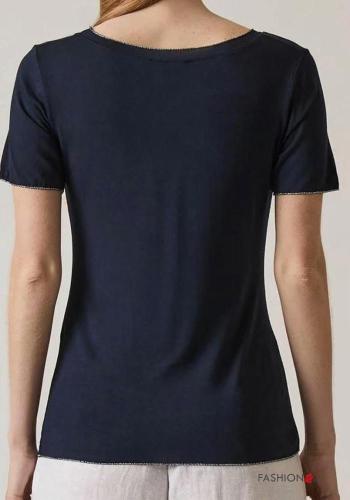 lurex short sleeve T-shirt boat neckline - ph 2