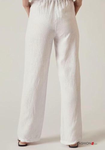 Hose aus Leinen mit Taschen - ph 2