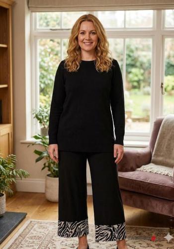 Creative print long Trousers - ph 3