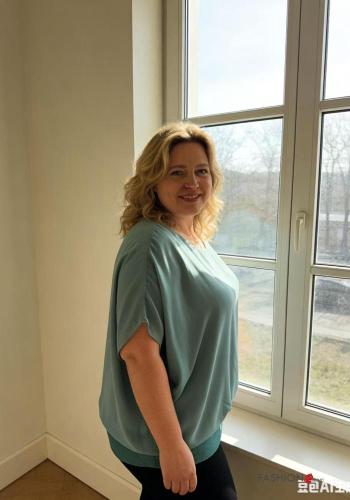 short sleeve crew neck chiffon T-shirt - ph 2