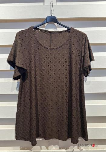 T-shirt manga volante manga corta cuello redondo - ph 3
