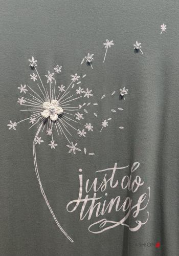 Floral short sleeve crew neck oversized T-shirt - ph 4