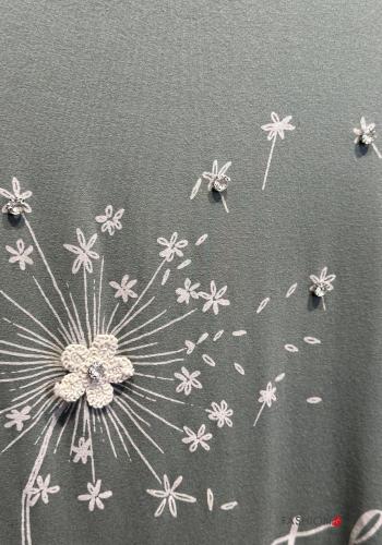 Floral short sleeve crew neck oversized T-shirt - ph 5