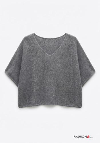 Sweater with v-neck 3/4 sleeve - ph 2