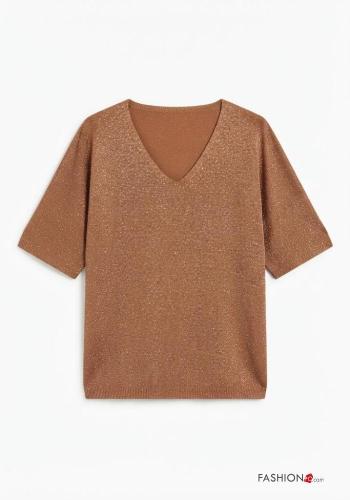 Sweater with v-neck 3/4 sleeve - ph 2