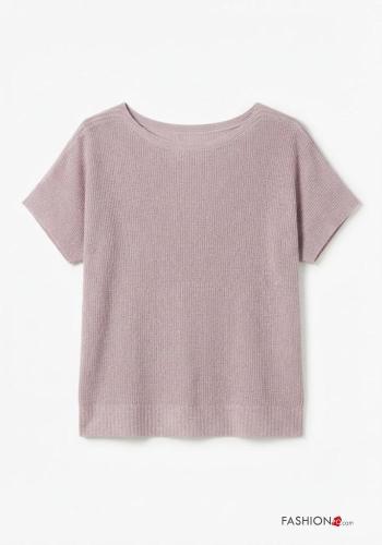 short sleeve Sweater boat neckline - ph 2