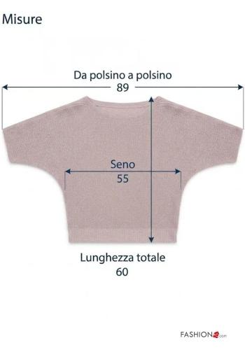 short sleeve Sweater boat neckline - ph 3