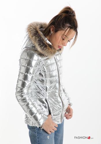Down Jacket  with zip hooded - ph 3
