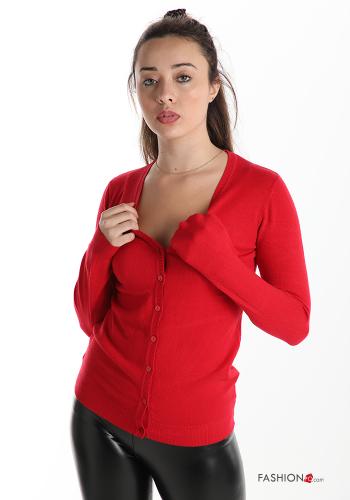 Cardigan con bottoni
